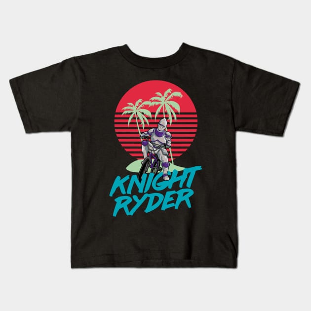 KNIGHT RYDER Kids T-Shirt by Dwarf_Monkey